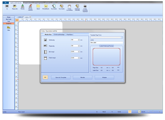 Godex GoLabel címketervező program