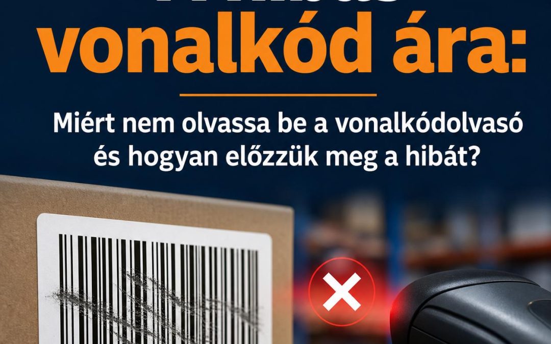 A hibás vonalkód ára: Miért nem olvassa be a vonalkódolvasó és hogyan előzzük meg a hibát?