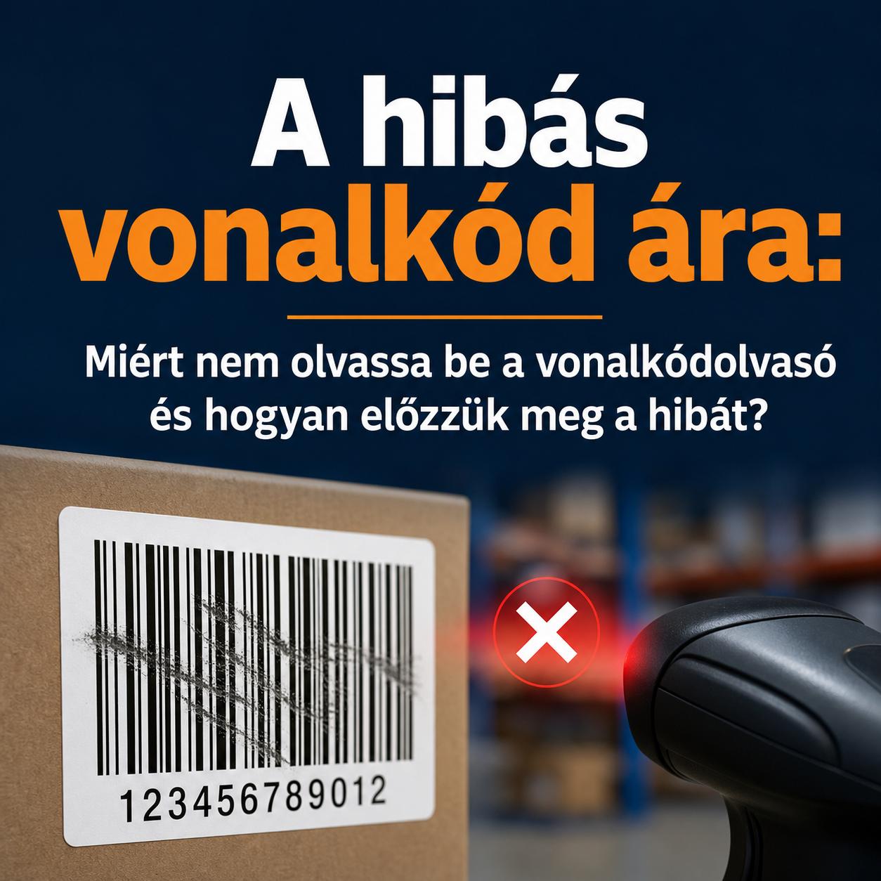 A hibás vonalkód ára: Miért nem olvassa be a vonalkódolvasó és hogyan előzzük meg a hibát?