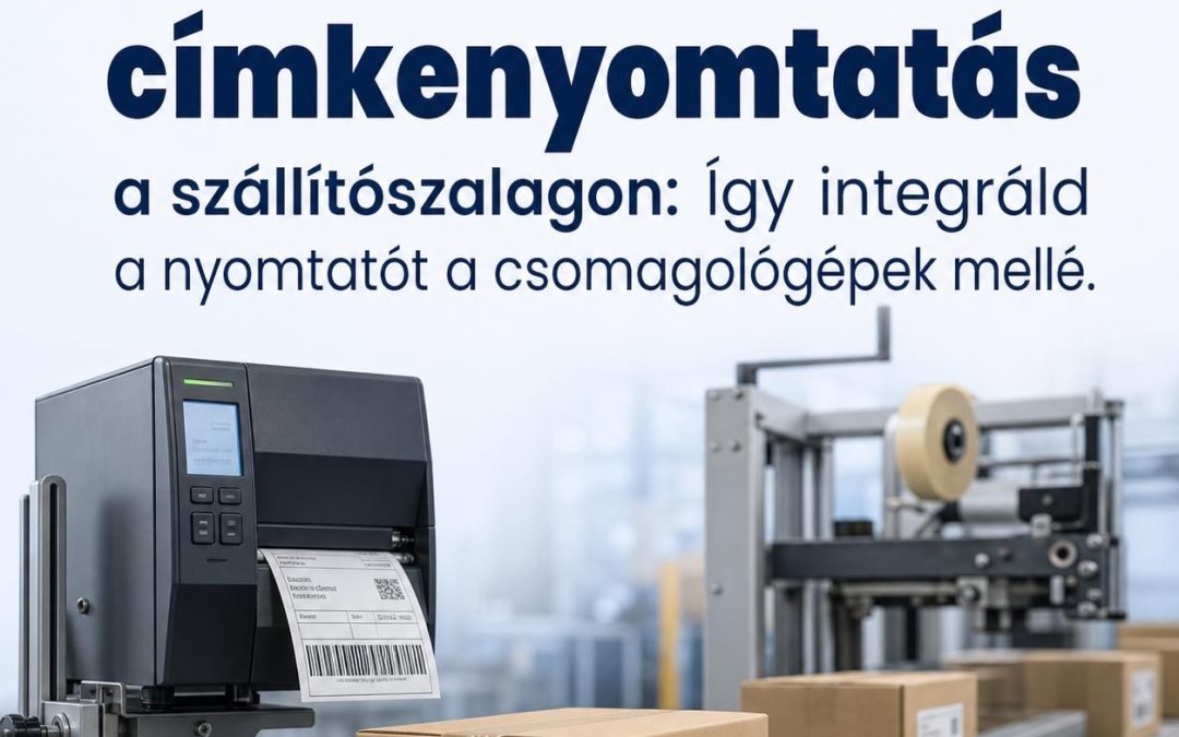 Automatizált címkenyomtatás a szállítószalagon: Így integráld a nyomtatót a csomagológépek mellé