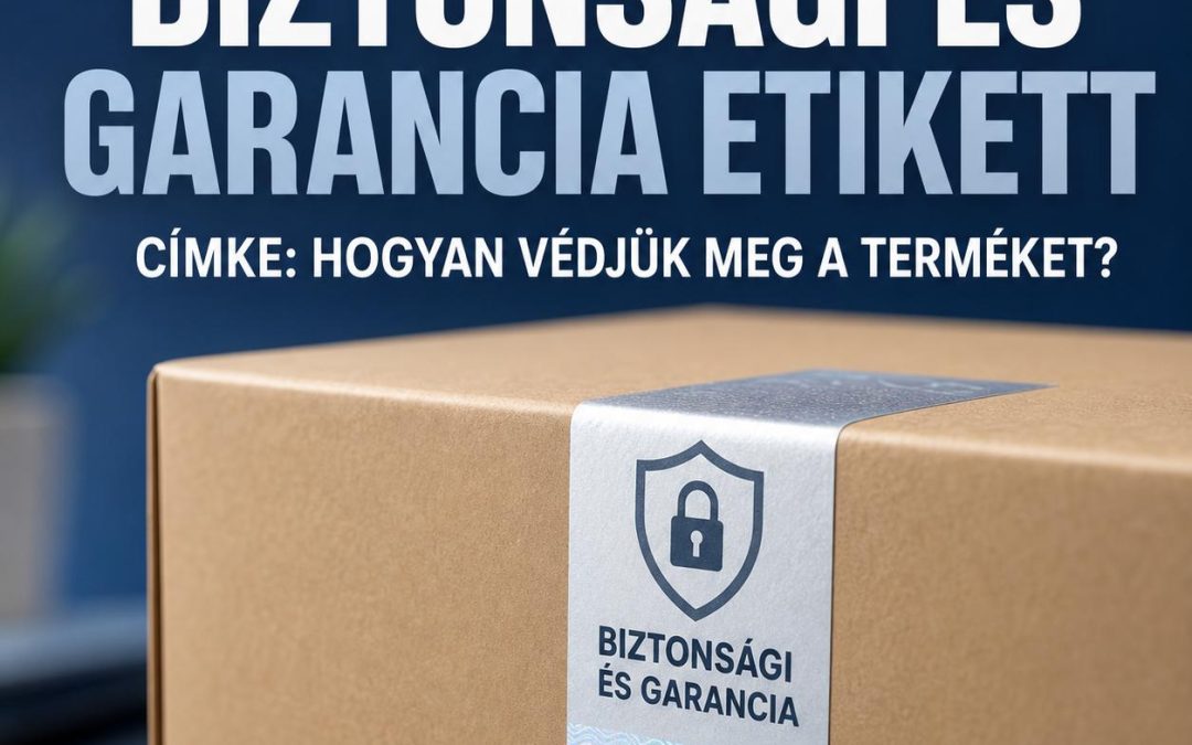 Biztonsági és garancia etikett címke: Hogyan védjük meg a terméket?