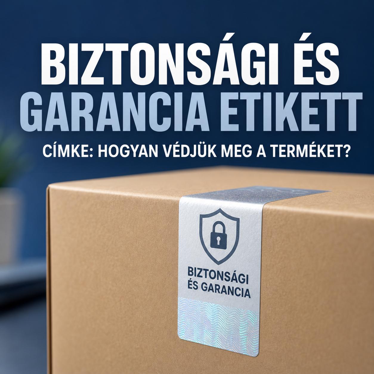 Biztonsági és garancia etikett címke: Hogyan védjük meg a terméket? Biztonsági és garancia etikett címke: Hogyan védjük meg a terméket?