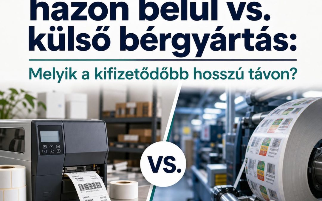 Címkenyomtatás házon belül vs. külső bérgyártás: Melyik a kifizetődőbb hosszú távon?