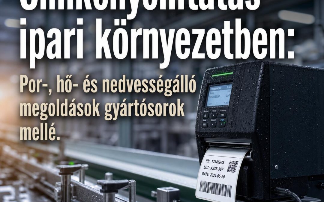 Címkenyomtatás ipari környezetben: Por-, hő- és nedvességálló megoldások gyártósorok mellé