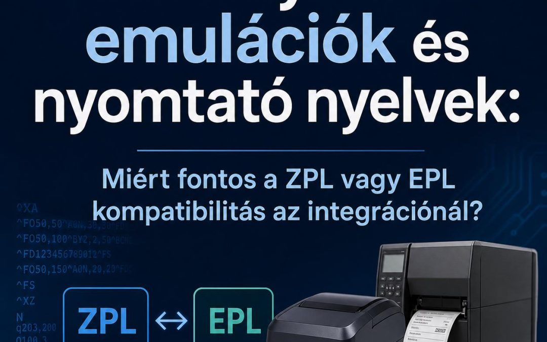 Címkenyomtató emulációk és nyomtató nyelvek: Miért fontos a ZPL vagy EPL kompatibilitás az integrációnál?