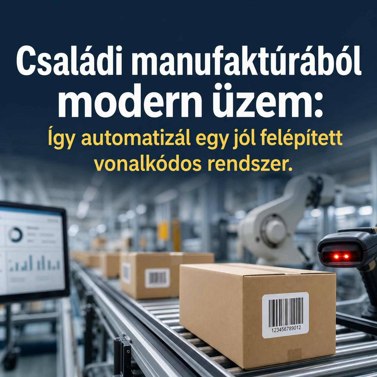 Családi manufaktúrából modern üzem: Így automatizál egy jól felépített vonalkódos rendszer