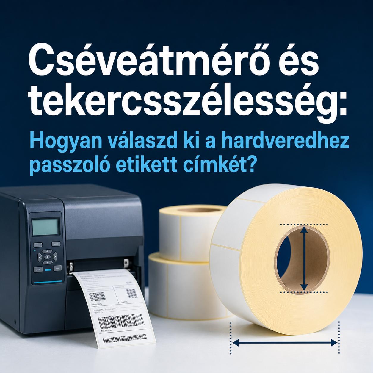 Cséveátmérő és tekercsszélesség: Hogyan válaszd ki a hardveredhez passzoló etikett címkét?