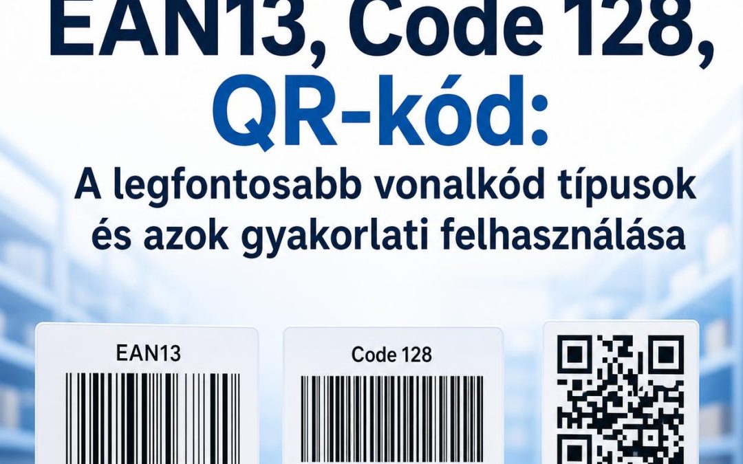 EAN13, Code 128, QR-kód: A legfontosabb vonalkód típusok és azok gyakorlati felhasználása
