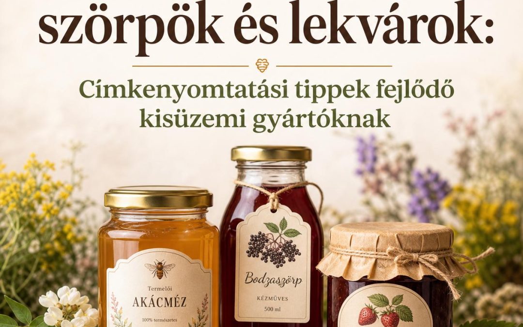 Egyedi mézek, szörpök és lekvárok: Címkenyomtatási tippek fejlődő kisüzemi gyártóknak