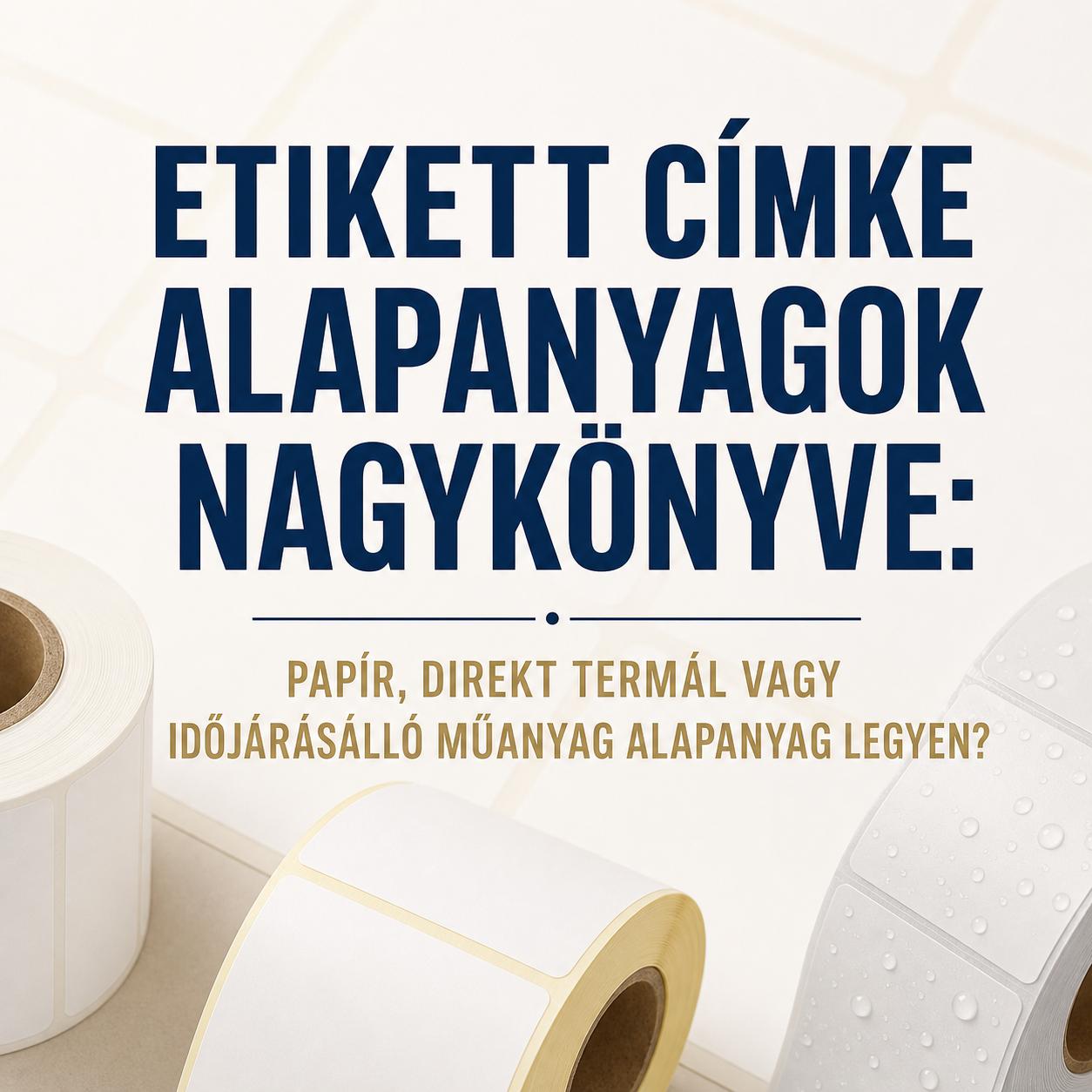 Etikett címke alapanyagok nagykönyve: Papír, direkt termál vagy időjárásálló műanyag alapanyag legyen? Etikett címke alapanyagok nagykönyve: Papír, direkt termál vagy időjárásálló műanyag alapanyag legyen?