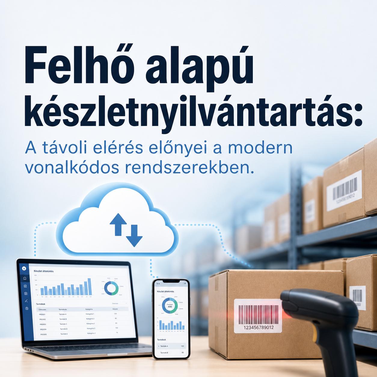 Felhő alapú készletnyilvántartás: A távoli elérés előnyei a modern vonalkódos rendszerekben