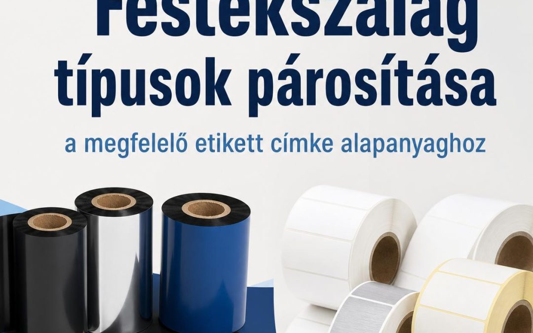 Festékszalag típusok párosítása a megfelelő etikett címke alapanyaghoz