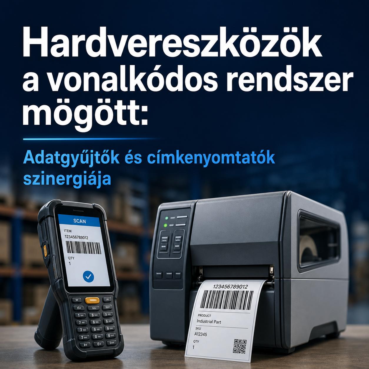 Hardvereszközök a vonalkódos rendszer mögött: Adatgyűjtők és címkenyomtatók szinergiája Hardvereszközök a vonalkódos rendszer mögött: Adatgyűjtők és címkenyomtatók szinergiája