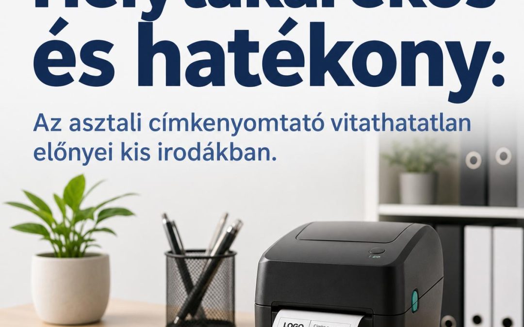 Helytakarékos és hatékony: Az asztali címkenyomtató vitathatatlan előnyei kis irodákban