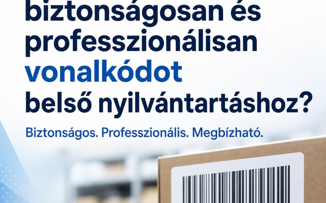 Hogyan generáljunk biztonságosan és professzionálisan vonalkódot belső nyilvántartáshoz?