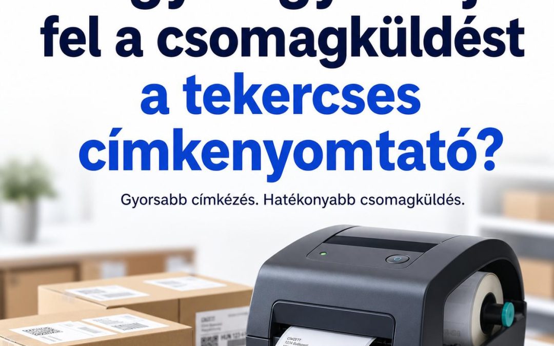 Hogyan gyorsítja fel a csomagküldést a tekercses címkenyomtató?