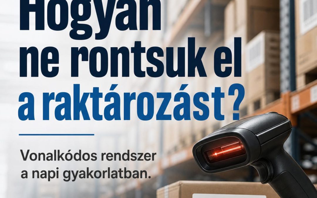 Hogyan ne rontsuk el a raktározást? Vonalkódos rendszer a napi gyakorlatban