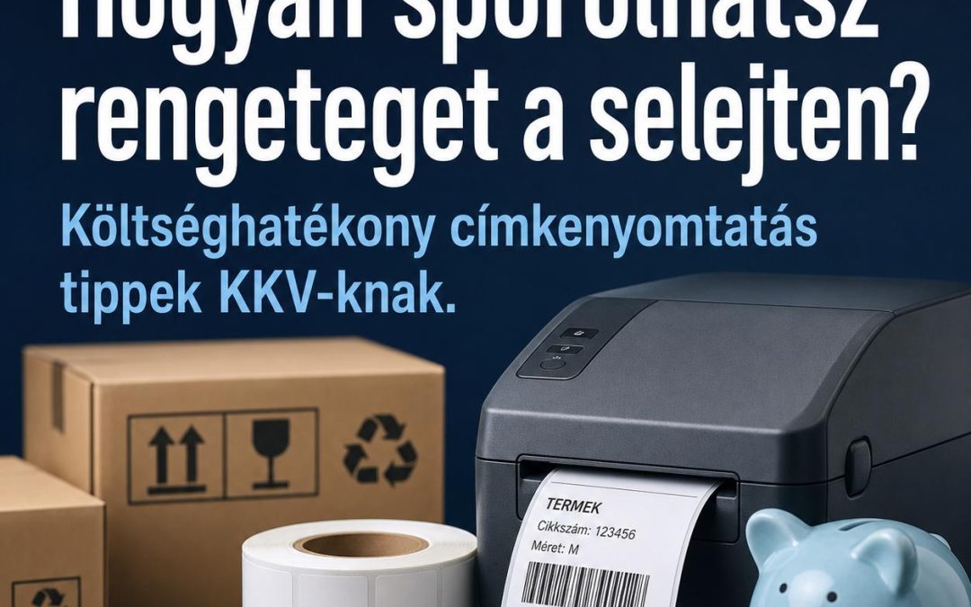 Hogyan spórolhatsz rengeteget a selejten? Költséghatékony címkenyomtatás tippek KKV-knak