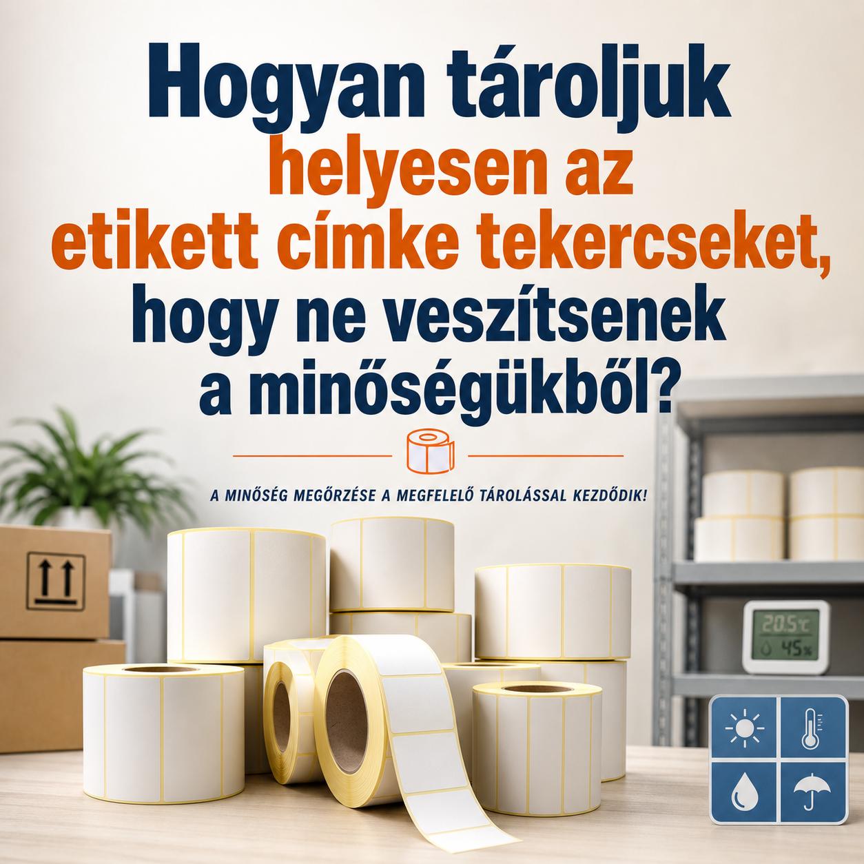 Hogyan tároljuk helyesen az etikett címke tekercseket, hogy ne veszítsenek a minőségükből? Hogyan tároljuk helyesen az etikett címke tekercseket, hogy ne veszítsenek a minőségükből?