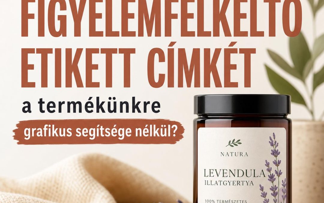 Hogyan tervezzünk figyelemfelkeltő etikett címkét a termékünkre grafikus segítsége nélkül?
