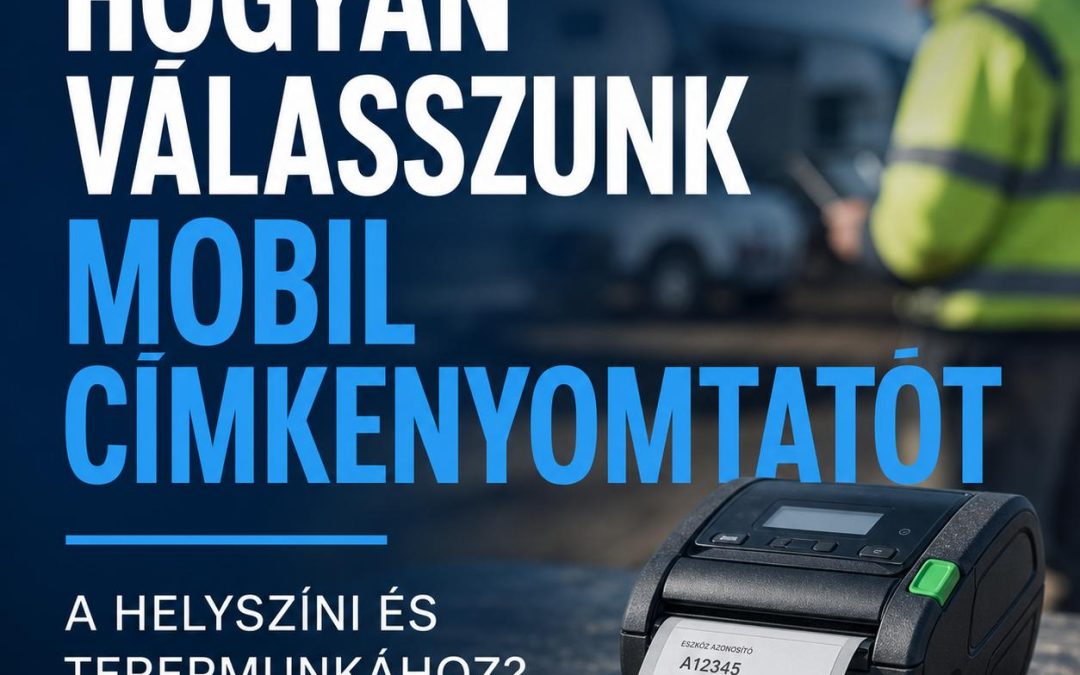 Hogyan válasszunk mobil címkenyomtatót a helyszíni és terepmunkához?