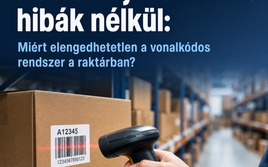 Készletnyilvántartás hibák nélkül: Miért elengedhetetlen a vonalkódos rendszer a raktárban?