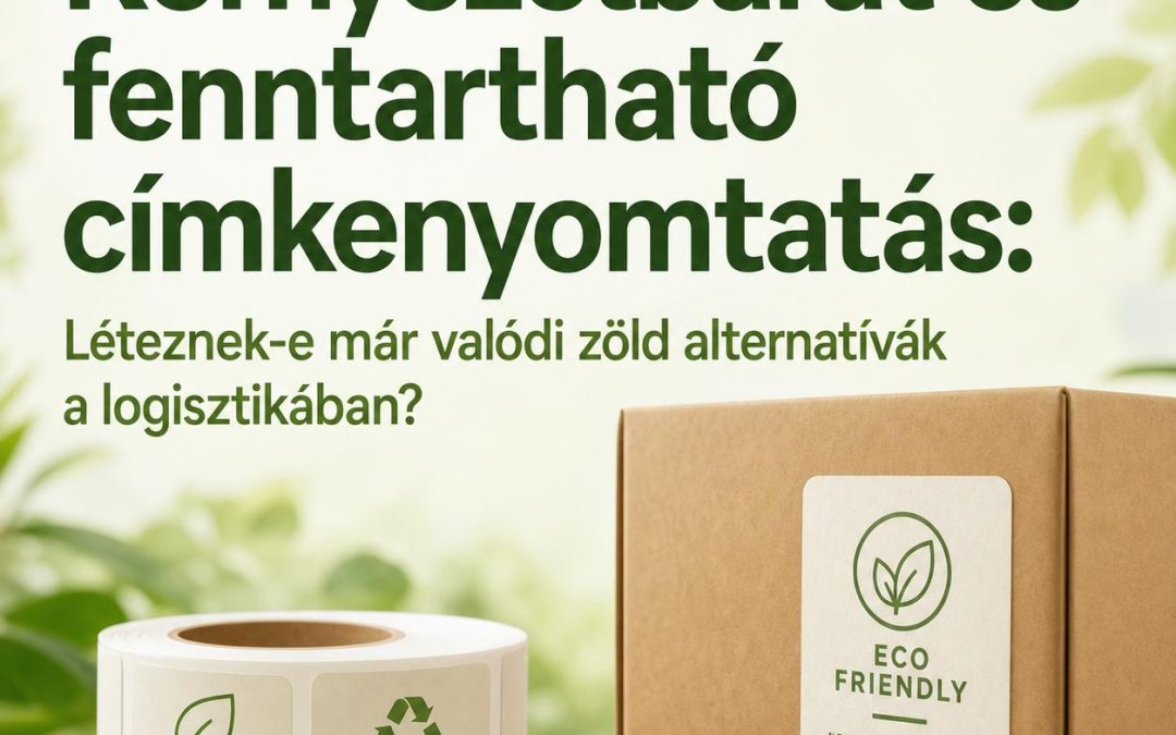 Környezetbarát és fenntartható címkenyomtatás: Léteznek-e már valódi zöld alternatívák a logisztikában?
