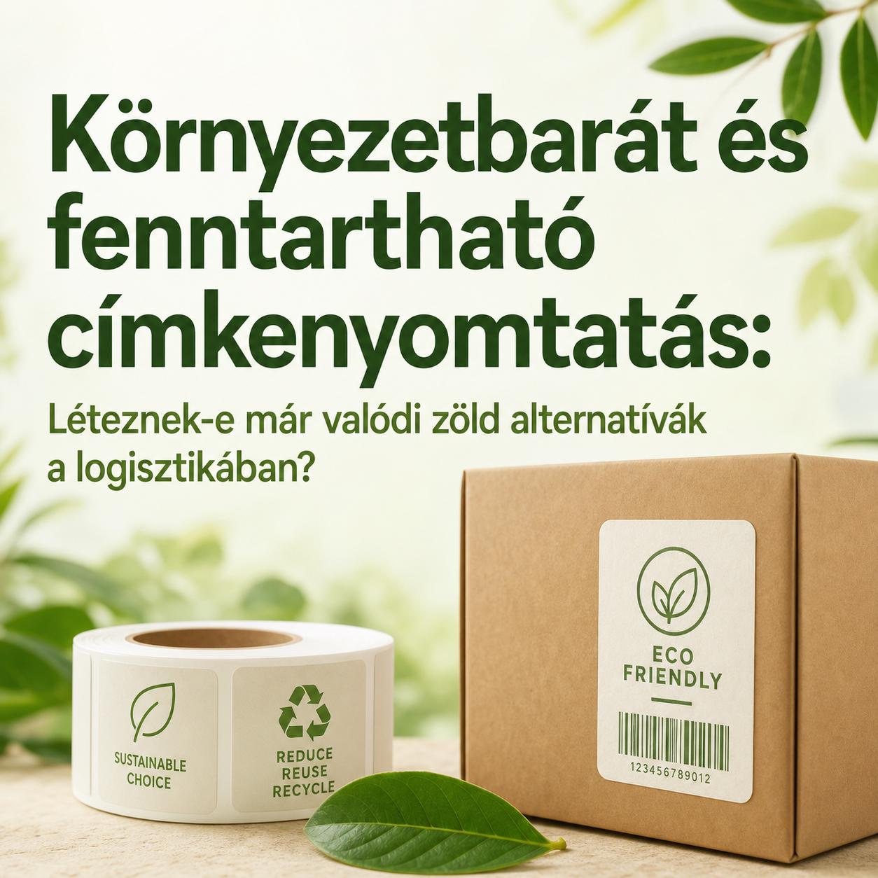 Környezetbarát és fenntartható címkenyomtatás: Léteznek-e már valódi zöld alternatívák a logisztikában?