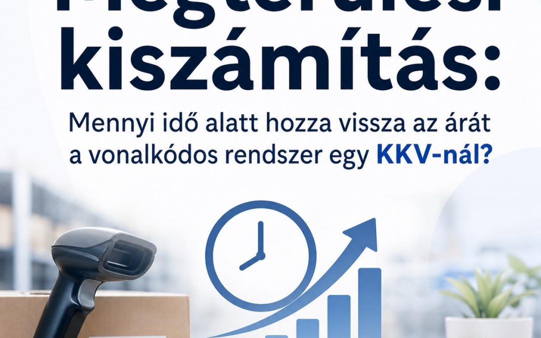 Megtérülési kiszámítás: Mennyi idő alatt hozza vissza az árát a vonalkódos rendszer egy KKV-nál?