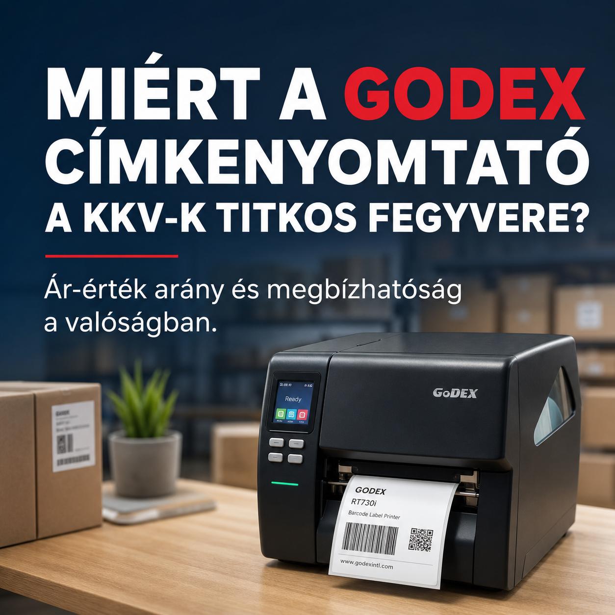 Miért a Godex címkenyomtató a KKV-k titkos fegyvere? Ár-érték arány és megbízhatóság a valóságban Miért a Godex címkenyomtató a KKV-k titkos fegyvere? Ár-érték arány és megbízhatóság a valóságban