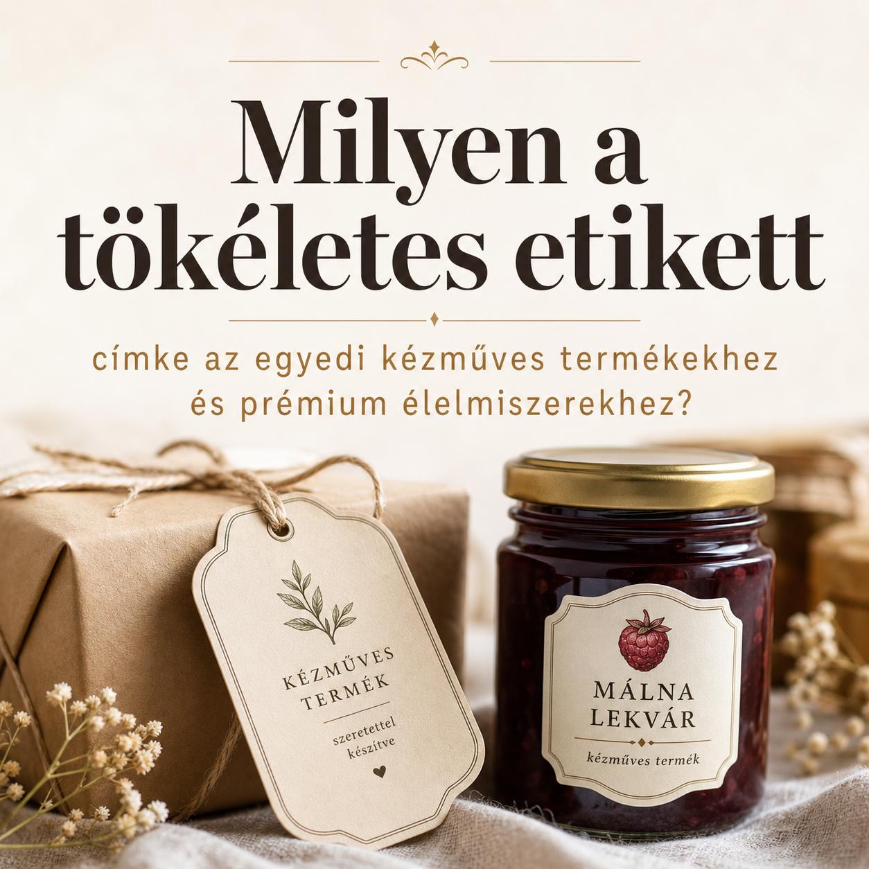 Milyen a tökéletes etikett címke az egyedi kézműves termékekhez és prémium élelmiszerekhez? Milyen a tökéletes etikett címke az egyedi kézműves termékekhez és prémium élelmiszerekhez?