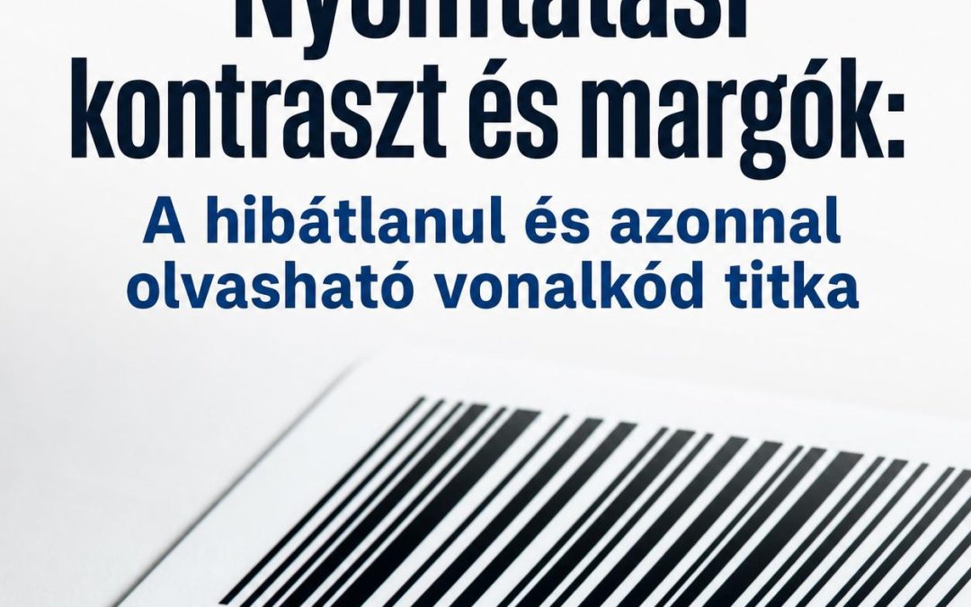 Nyomtatási kontraszt és margók: A hibátlanul és azonnal olvasható vonalkód titka