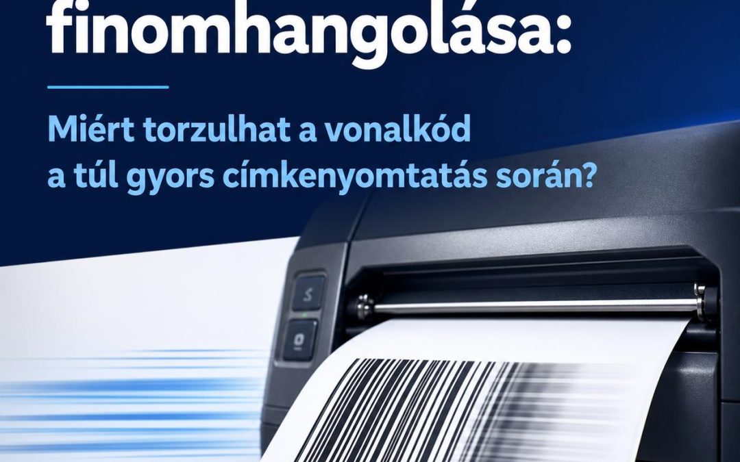 Nyomtatási sebesség finomhangolása: Miért torzulhat a vonalkód a túl gyors címkenyomtatás során?