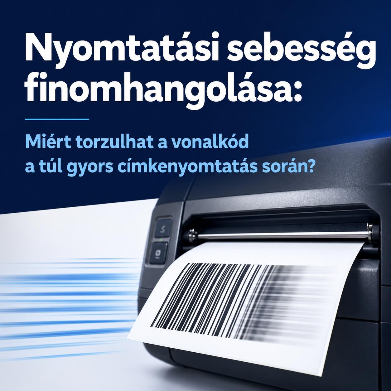 Nyomtatási sebesség finomhangolása: Miért torzulhat a vonalkód a túl gyors címkenyomtatás során? Nyomtatási sebesség finomhangolása: Miért torzulhat a vonalkód a túl gyors címkenyomtatás során?
