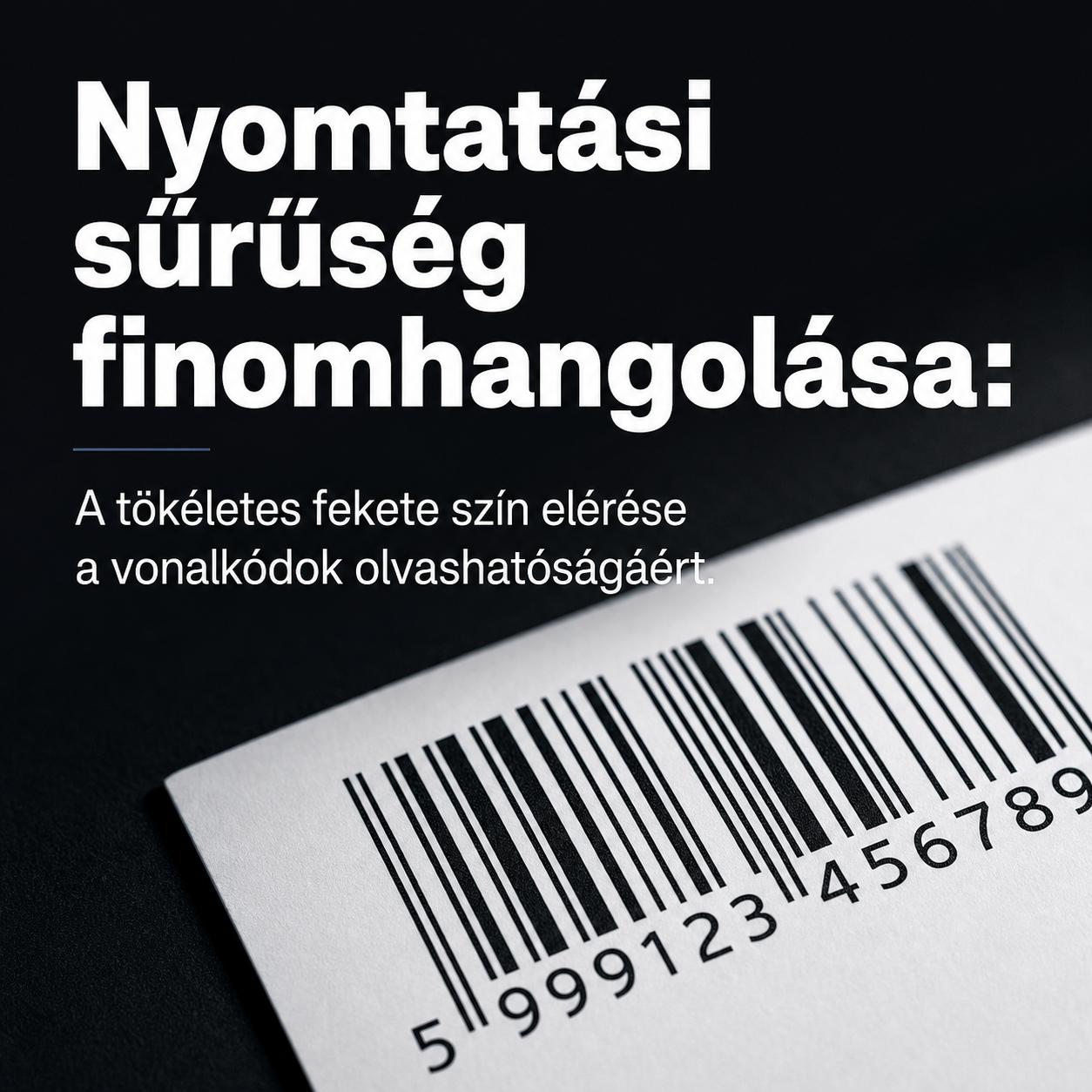Nyomtatási sűrűség finomhangolása: A tökéletes fekete szín elérése a vonalkódok olvashatóságáért Nyomtatási sűrűség finomhangolása: A tökéletes fekete szín elérése a vonalkódok olvashatóságáért