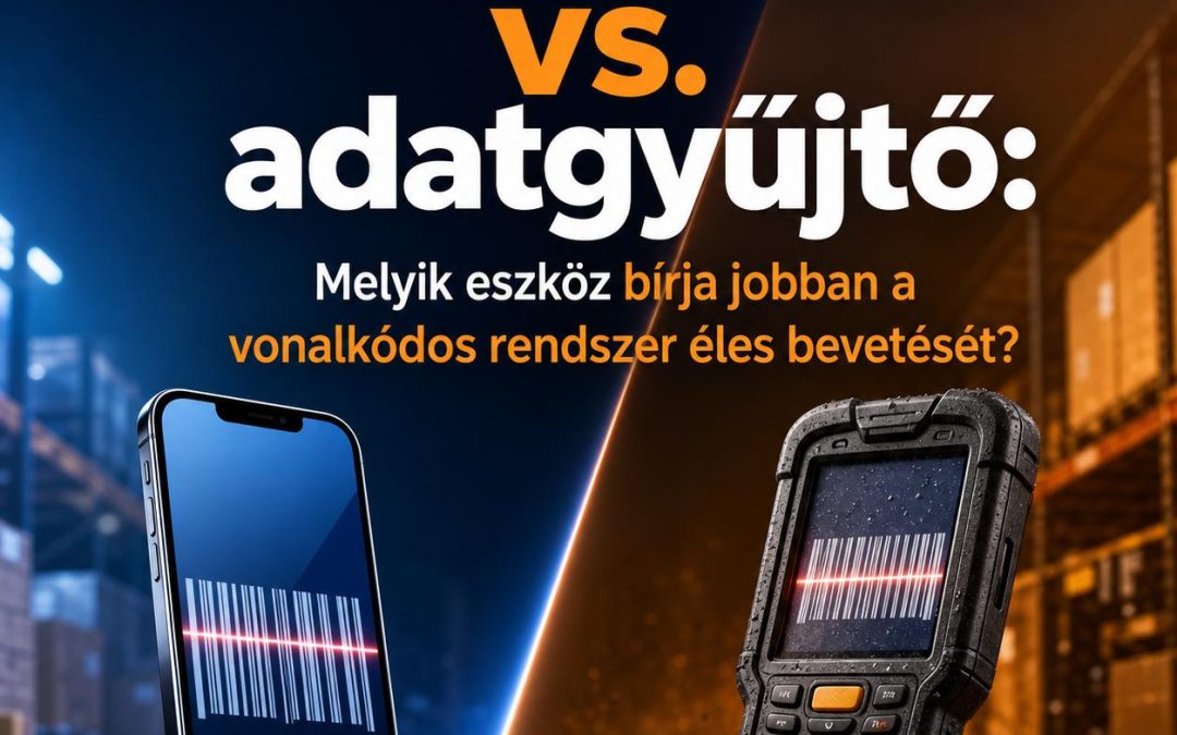 Okostelefon vs. adatgyűjtő: Melyik eszköz bírja jobban a vonalkódos rendszer éles bevetését?