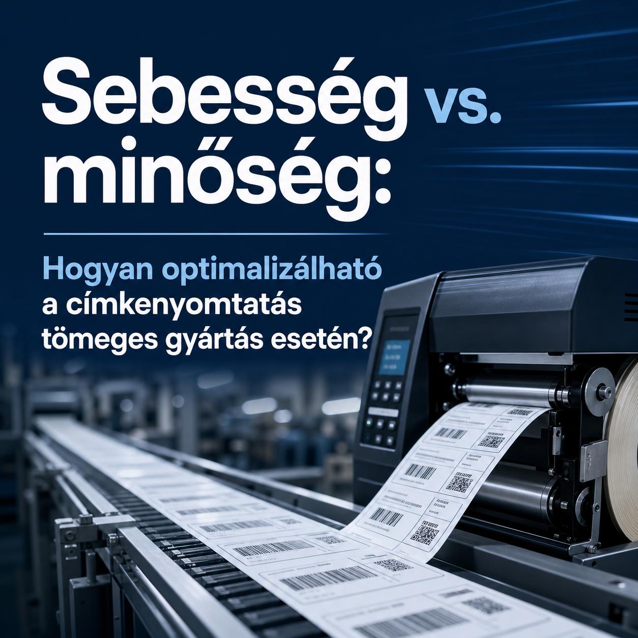 Sebesség vs. minőség: Hogyan optimalizálható a címkenyomtatás tömeges gyártás esetén? Sebesség vs. minőség: Hogyan optimalizálható a címkenyomtatás tömeges gyártás esetén?