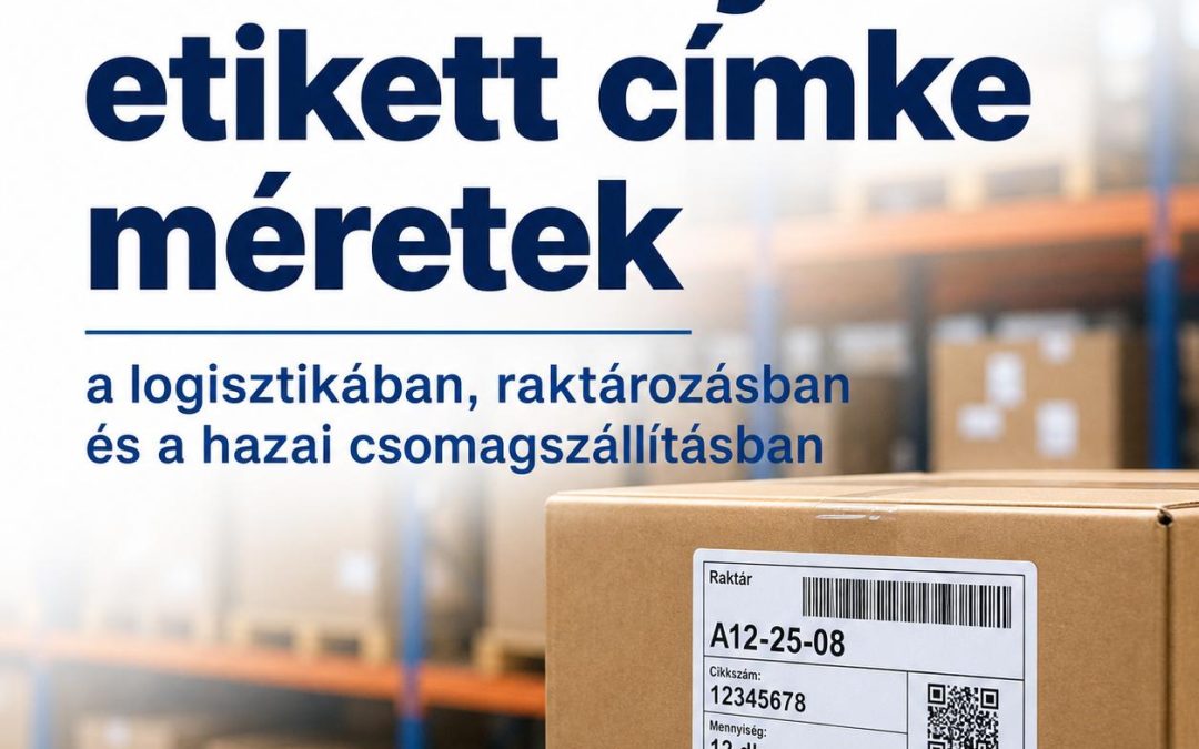 Szabványos etikett címke méretek a logisztikában, raktározásban és a hazai csomagszállításban