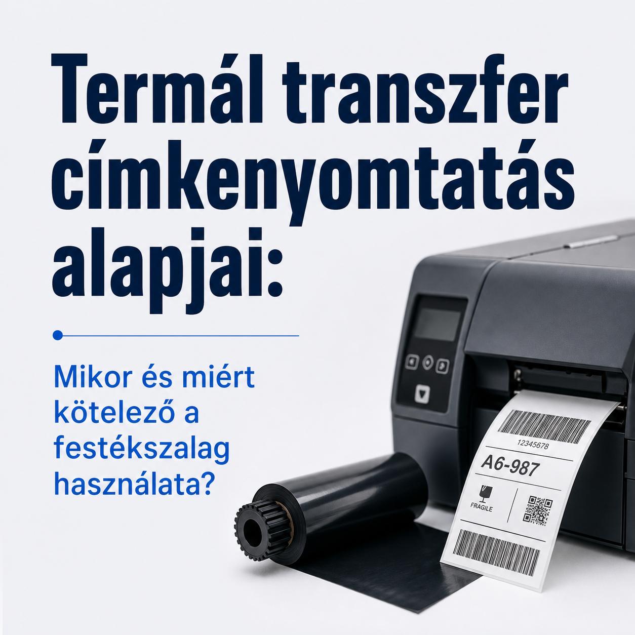 Termál transzfer címkenyomtatás alapjai: Mikor és miért kötelező a festékszalag használata? Termál transzfer címkenyomtatás alapjai: Mikor és miért kötelező a festékszalag használata?