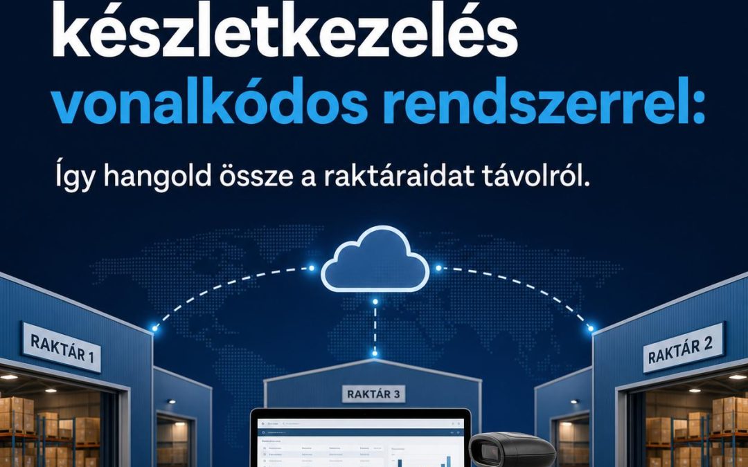 Több telephelyes készletkezelés vonalkódos rendszerrel: Így hangold össze a raktáraidat távolról