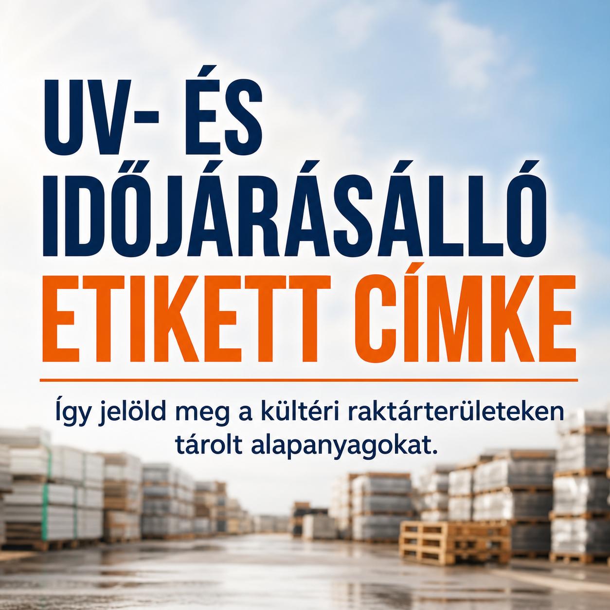 UV- és időjárásálló etikett címke: Így jelöld meg a kültéri raktárterületeken tárolt alapanyagokat UV- és időjárásálló etikett címke: Így jelöld meg a kültéri raktárterületeken tárolt alapanyagokat