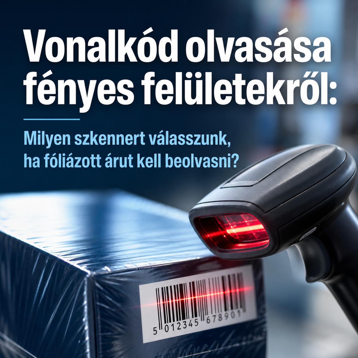 Vonalkód olvasása fényes felületekről: Milyen szkennert válasszunk, ha fóliázott árut kell beolvasni? Vonalkód olvasása fényes felületekről: Milyen szkennert válasszunk, ha fóliázott árut kell beolvasni?