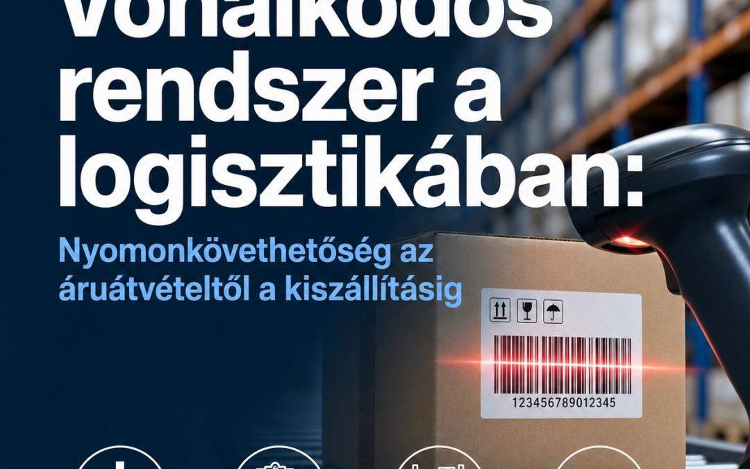 Vonalkódos rendszer a logisztikában: Nyomonkövethetőség az áruátvételtől a kiszállításig