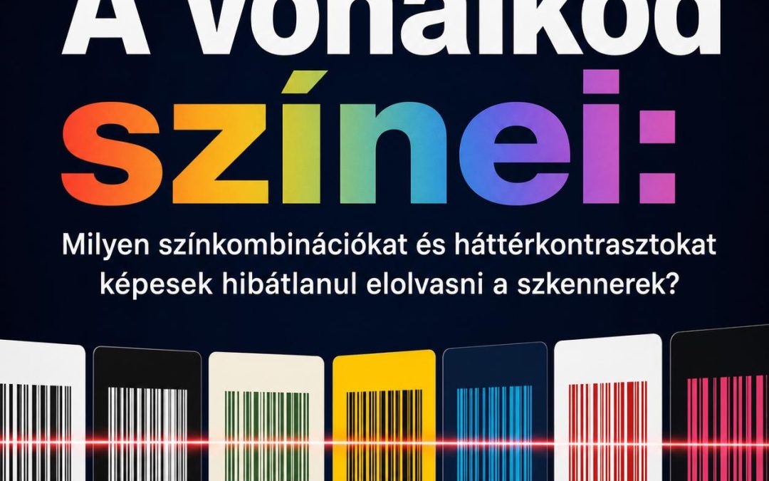 A vonalkód színei: Milyen színkombinációkat és háttérkontrasztokat képesek hibátlanul elolvasni a szkennerek?