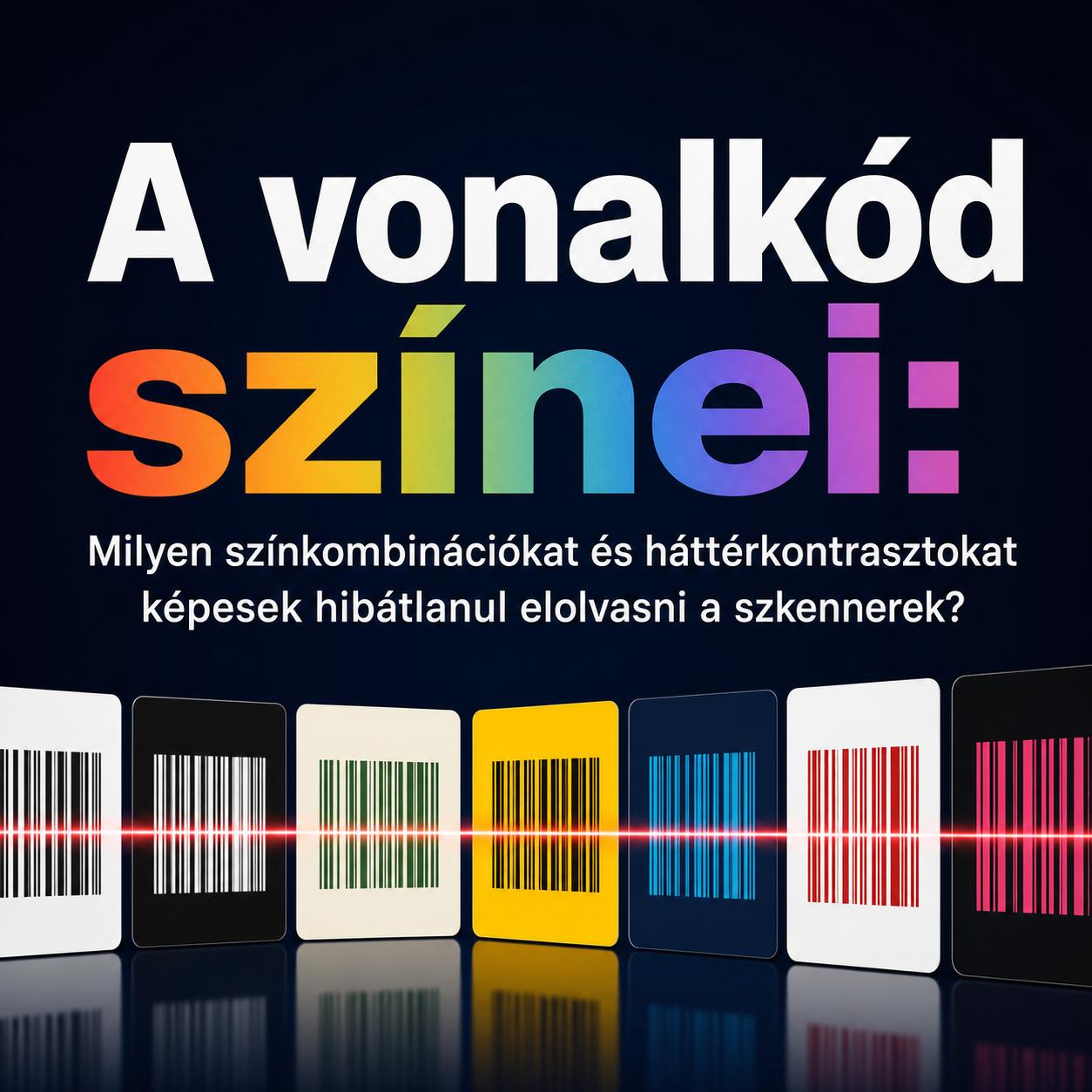 A vonalkód színei: Milyen színkombinációkat és háttérkontrasztokat képesek hibátlanul elolvasni a szkennerek? A vonalkód színei: Milyen színkombinációkat és háttérkontrasztokat képesek hibátlanul elolvasni a szkennerek?