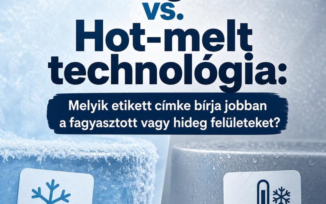 Akril vs. Hot-melt címke ragasztó technológia: Melyik etikett címke bírja jobban a fagyasztott vagy hideg felületeket?