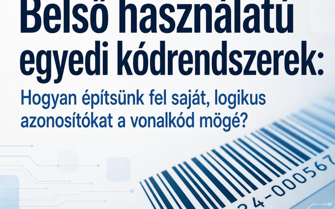 Belső használatú vonalkódos rendszer: Hogyan építsünk fel saját, logikus azonosítókat a vonalkód mögé?
