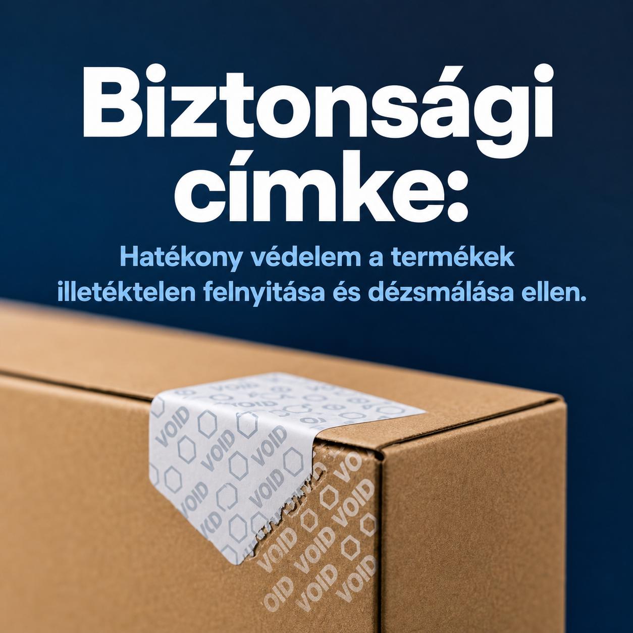 Biztonsági címke: Hatékony védelem a termékek illetéktelen felnyitása és dézsmálása ellen Biztonsági címke: Hatékony védelem a termékek illetéktelen felnyitása és dézsmálása ellen