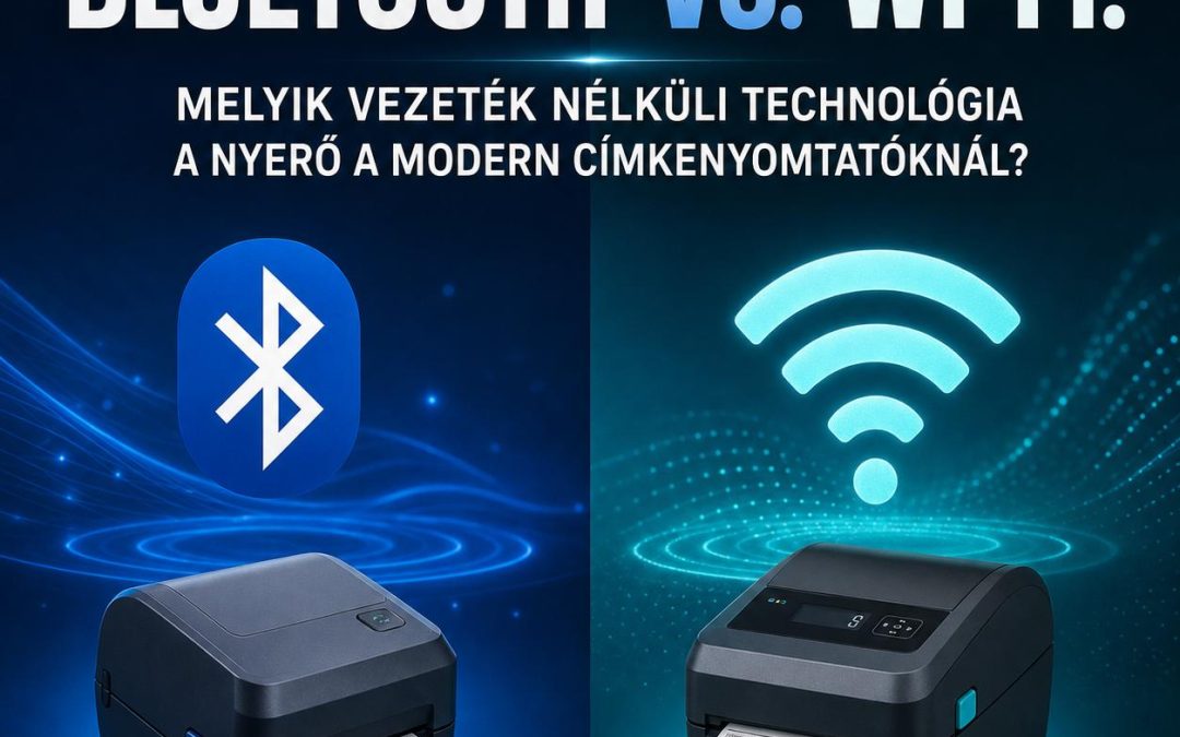 Bluetooth vs. Wi-Fi: Melyik vezeték nélküli technológia a nyerő a modern címkenyomtatóknál?