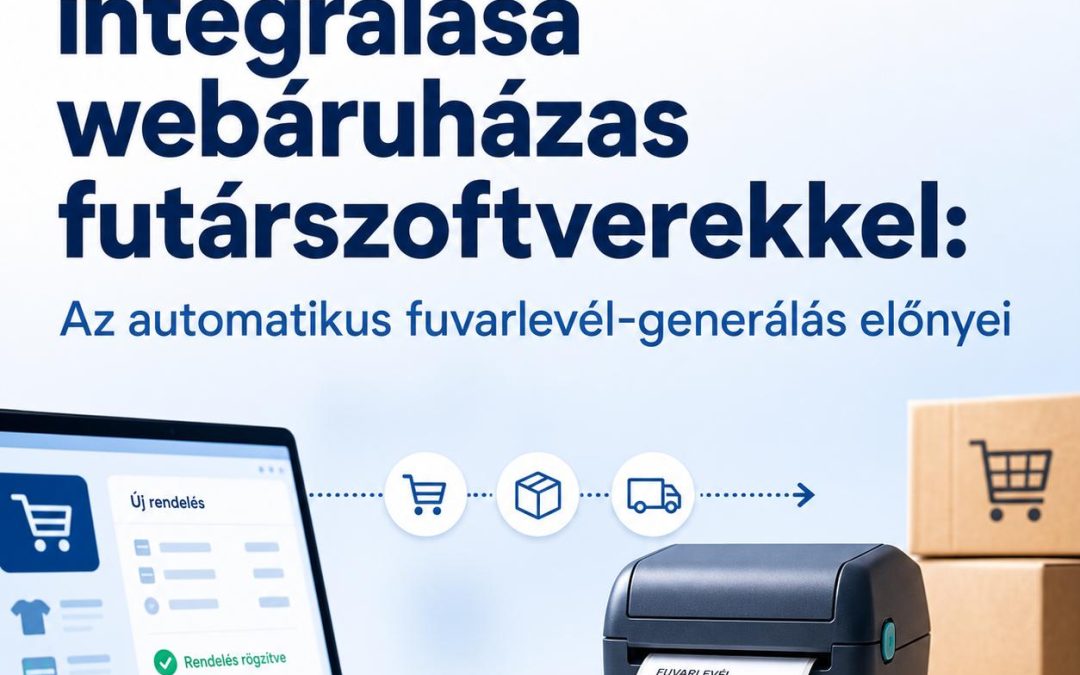 Címkenyomtatás integrálása webáruházas futárszoftverekkel: Az automatikus fuvarlevél-generálás előnyei
